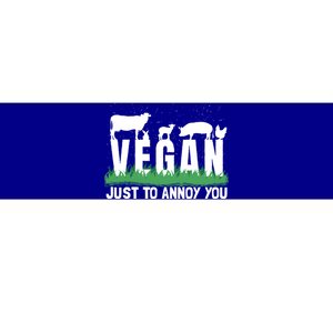 Funny Vegan Plant Based Veganism Organic Food Gift Bumper Sticker