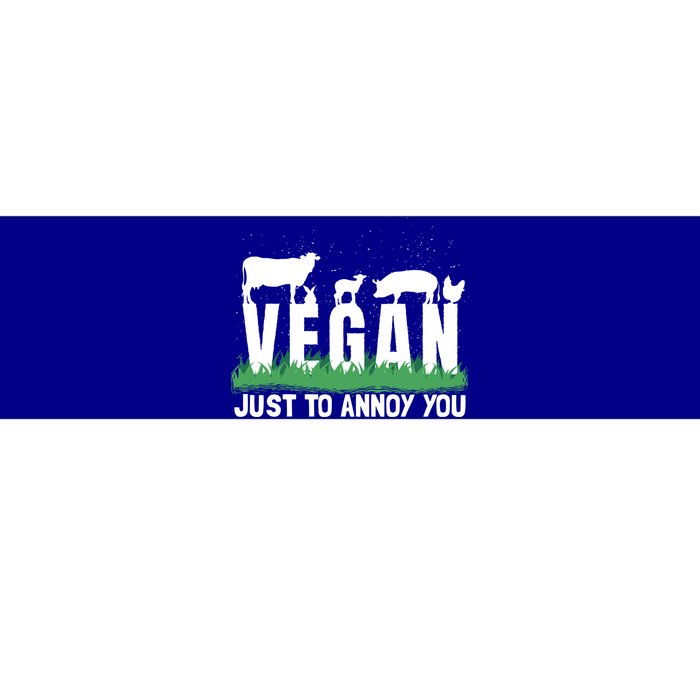 Funny Vegan Plant Based Veganism Organic Food Gift Bumper Sticker