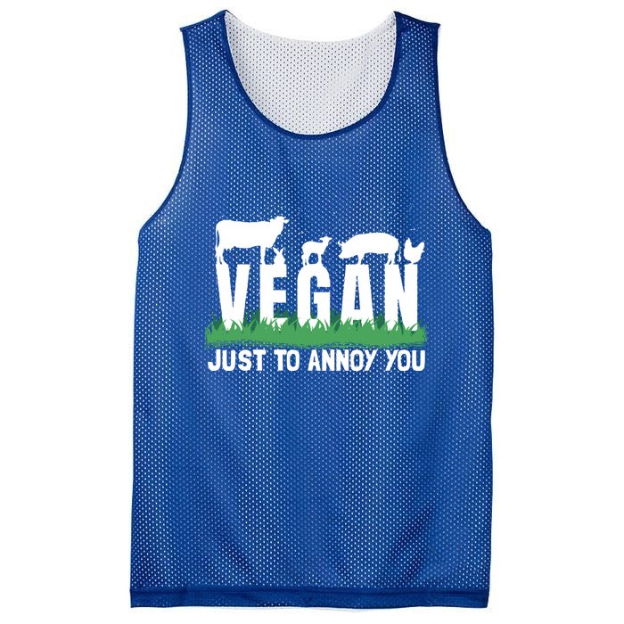 Funny Vegan Plant Based Veganism Organic Food Gift Mesh Reversible Basketball Jersey Tank