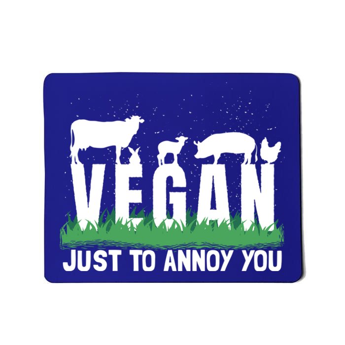 Funny Vegan Plant Based Veganism Organic Food Gift Mousepad