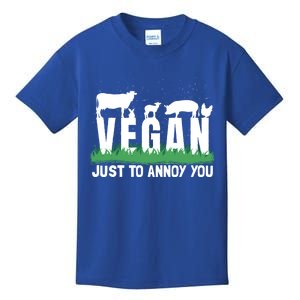 Funny Vegan Plant Based Veganism Organic Food Gift Kids T-Shirt