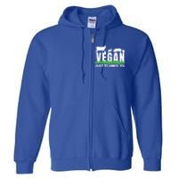 Funny Vegan Plant Based Veganism Organic Food Gift Full Zip Hoodie