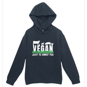 Funny Vegan Plant Based Veganism Organic Food Gift Urban Pullover Hoodie