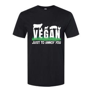 Funny Vegan Plant Based Veganism Organic Food Gift Softstyle CVC T-Shirt