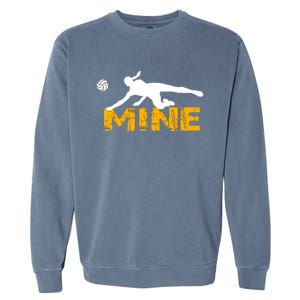 Funny Volleyball Player Gift For Love Garment-Dyed Sweatshirt