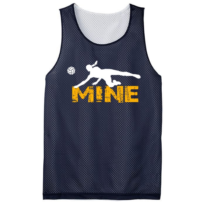 Funny Volleyball Player Gift For Love Mesh Reversible Basketball Jersey Tank