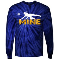 Funny Volleyball Player Gift For Love Tie-Dye Long Sleeve Shirt