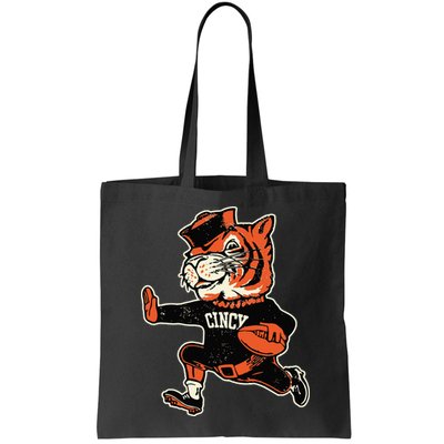 Funny Vintage Running Tiger Football Logo Bag
