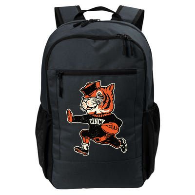 Funny Vintage Running Tiger Football Logo Backpack