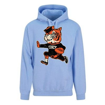 Funny Vintage Running Tiger Football Logo Unisex Surf Hoodie