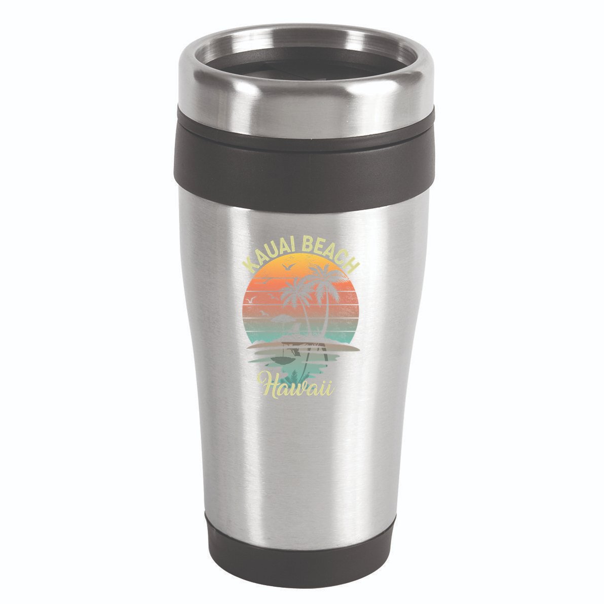 Family Vacation Retro Vintage Hawaii Kauai Beach Gift 16oz Travel Tumbler