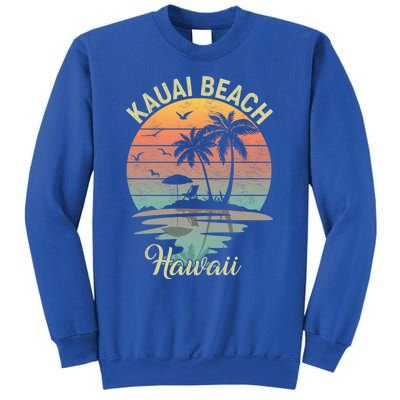 Family Vacation Retro Vintage Hawaii Kauai Beach Gift Sweatshirt