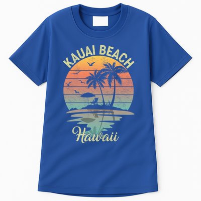 Family Vacation Retro Vintage Hawaii Kauai Beach Gift Tall T-Shirt