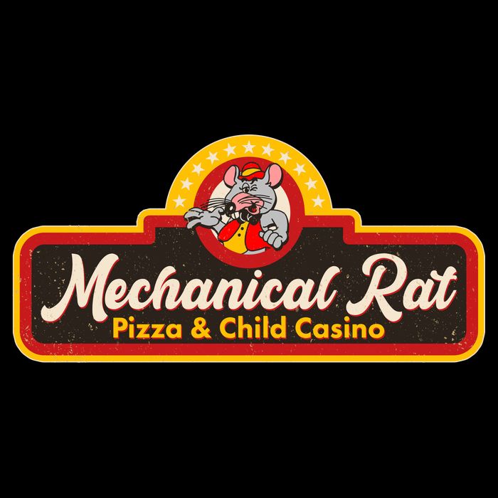 Funny Vintage Retro Mechanical Rat Pizza And Child Casino Sweatshirt