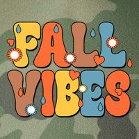 Fall Vibes Retro Groovy Cute Legacy Tie Dye Trucker Hat