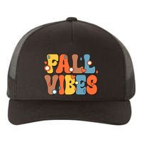 Fall Vibes Retro Groovy Cute Yupoong Adult 5-Panel Trucker Hat