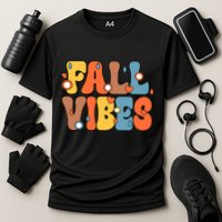 Fall Vibes Retro Groovy Cute Performance Shirt
