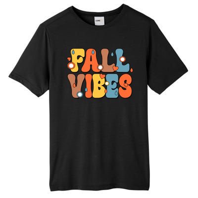 Fall Vibes Retro Groovy Cute Tall Fusion ChromaSoft Performance T-Shirt