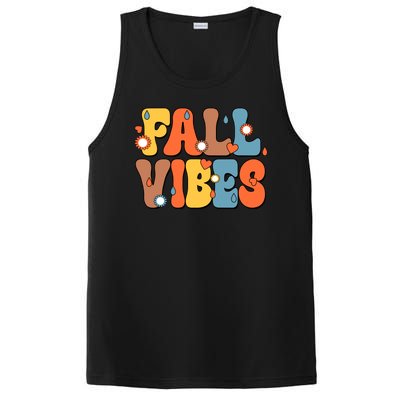 Fall Vibes Retro Groovy Cute PosiCharge Competitor Tank