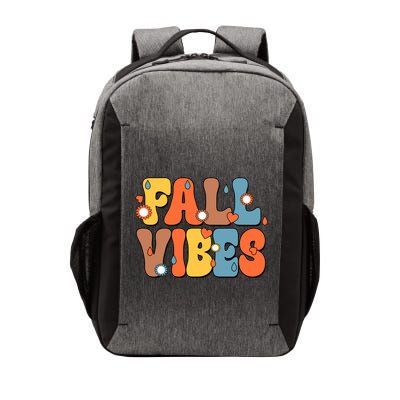 Fall Vibes Retro Groovy Cute Vector Backpack
