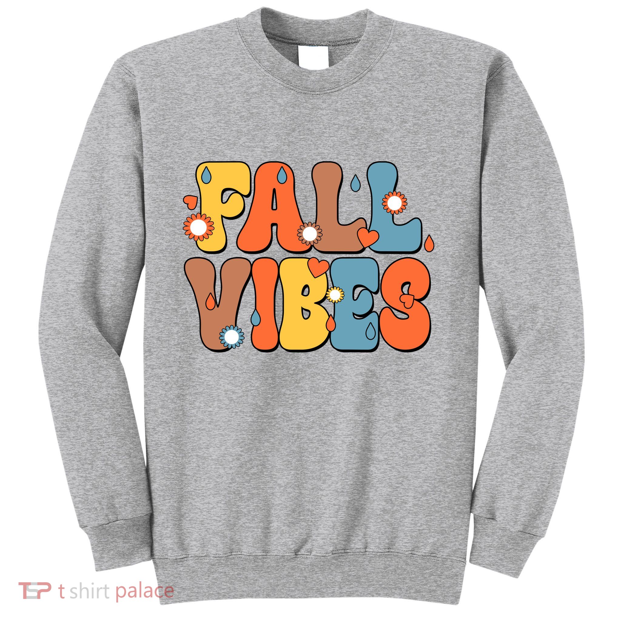 Fall Vibes Retro Groovy Cute Sweatshirt