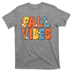 Fall Vibes Retro Groovy Cute T-Shirt