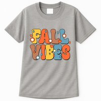 Fall Vibes Retro Groovy Cute Tall T-Shirt
