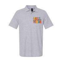 Fall Vibes Retro Groovy Cute Softstyle Adult Sport Polo