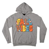 Fall Vibes Retro Groovy Cute Tall Hoodie