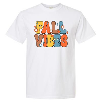 Fall Vibes Retro Groovy Cute Garment-Dyed Heavyweight T-Shirt