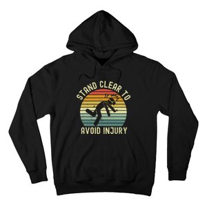 Funny Virtual Reality Vr Stay Clear To Avoid Injury Hoodie