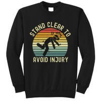 Funny Virtual Reality Vr Stay Clear To Avoid Injury Sweatshirt