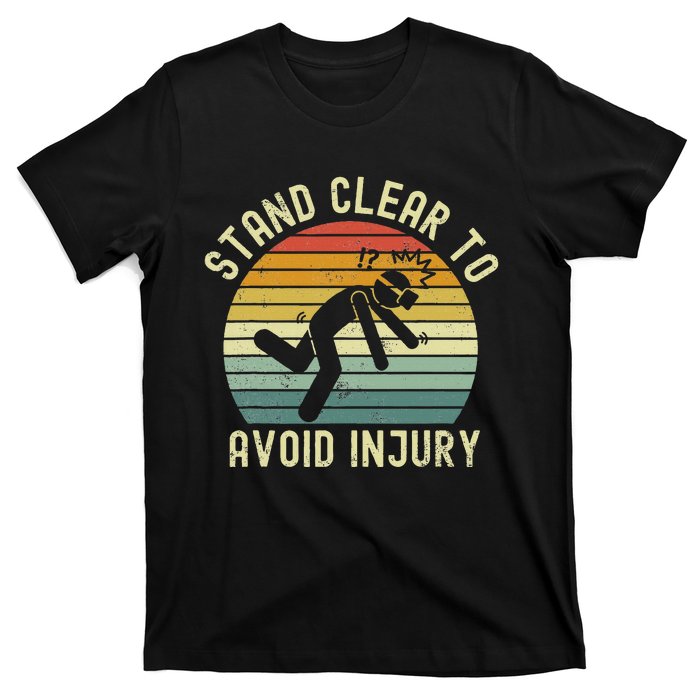 Funny Virtual Reality Vr Stay Clear To Avoid Injury T-Shirt