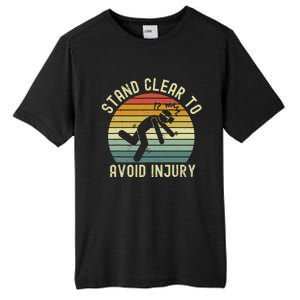 Funny Virtual Reality Vr Stay Clear To Avoid Injury Tall Fusion ChromaSoft Performance T-Shirt