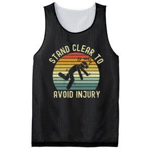 Funny Virtual Reality Vr Stay Clear To Avoid Injury Mesh Reversible Basketball Jersey Tank