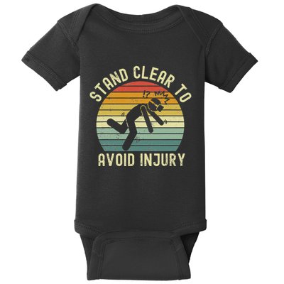Funny Virtual Reality Vr Stay Clear To Avoid Injury Baby Bodysuit
