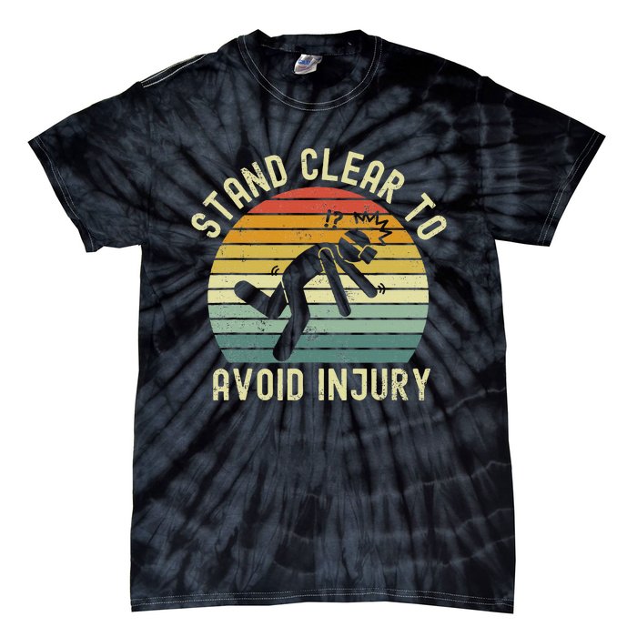 Funny Virtual Reality Vr Stay Clear To Avoid Injury Tie-Dye T-Shirt