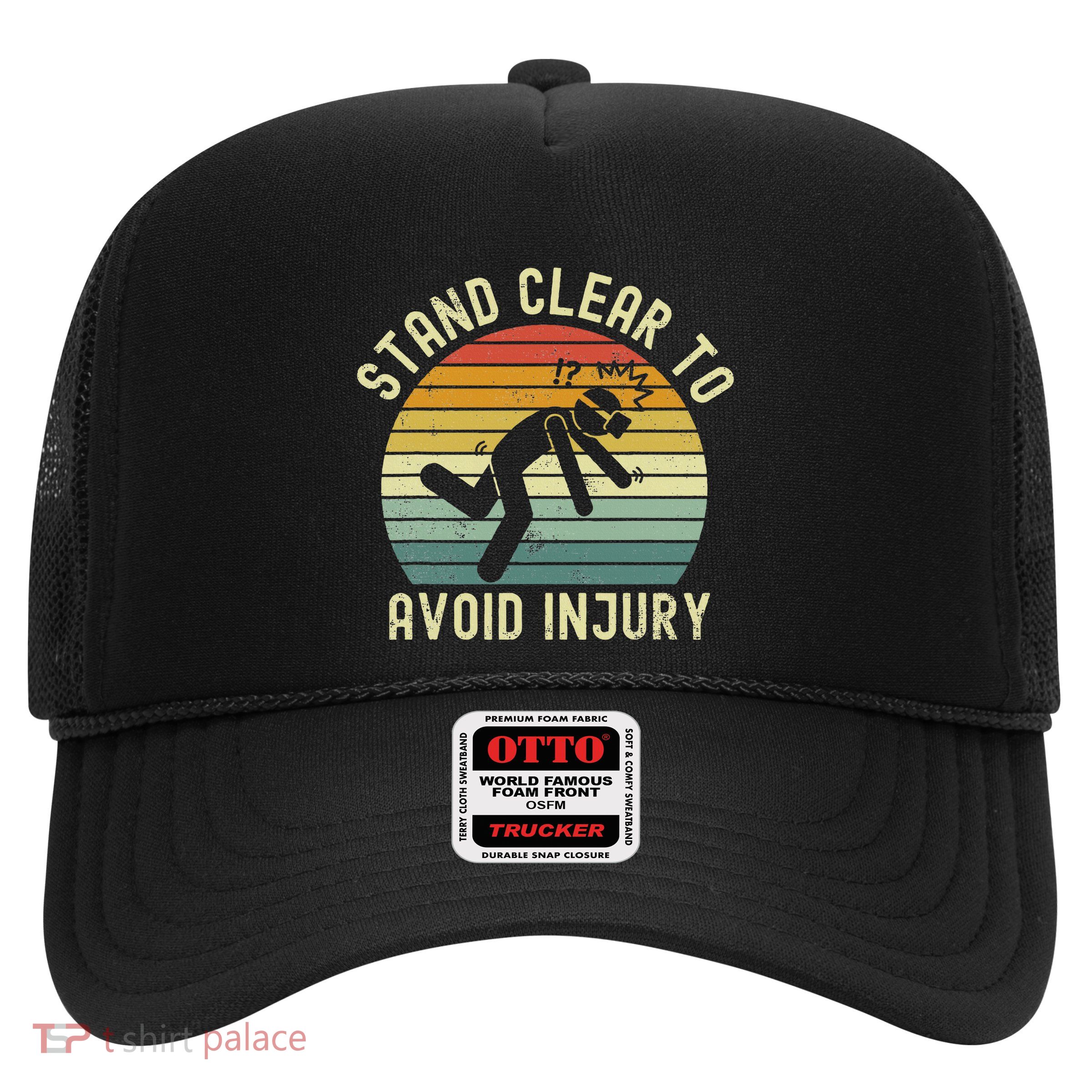 Funny Virtual Reality Vr Stay Clear To Avoid Injury Trucker Hat