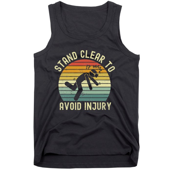 Funny Virtual Reality Vr Stay Clear To Avoid Injury Tank Top