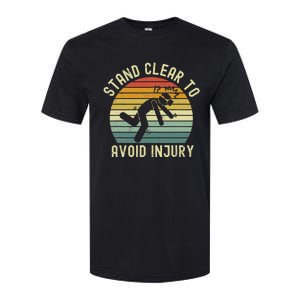 Funny Virtual Reality Vr Stay Clear To Avoid Injury Softstyle CVC T-Shirt