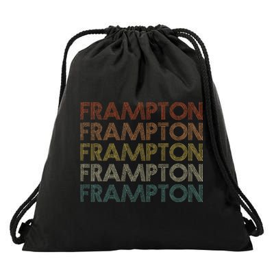 Frampton Vintage Retro Drawstring Bag