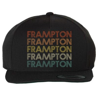 Frampton Vintage Retro Wool Snapback Cap