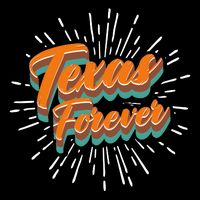 Funny Vintage Retro Starburst Texas Forever Backpack