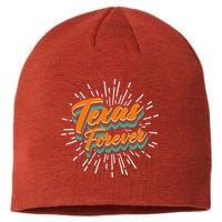 Funny Vintage Retro Starburst Texas Forever Sustainable Beanie