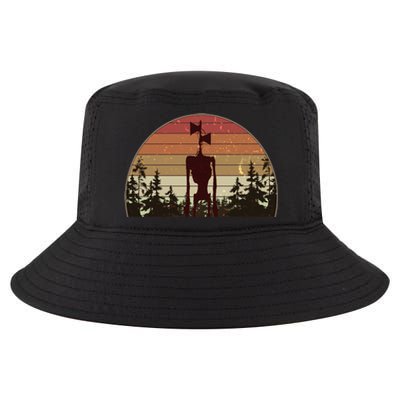 Funny Vintage Retro Creepy Siren Head Cool Comfort Performance Bucket Hat