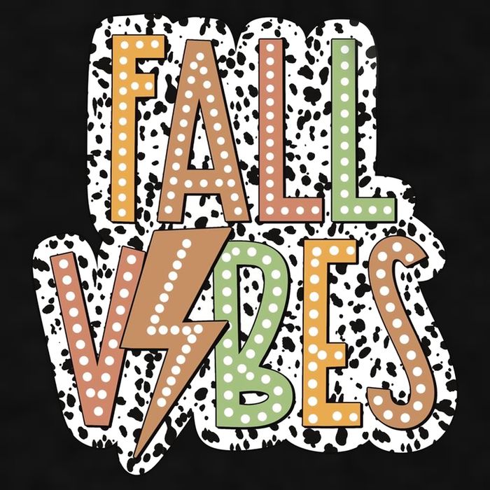 Fall Vibes Retro Autumn Patterns Ladies PosiCharge Tri-Blend Wicking Tank