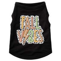 Fall Vibes Retro Autumn Patterns Doggie Tank