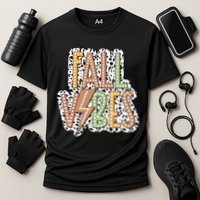 Fall Vibes Retro Autumn Patterns Cooling Performance Crew T-Shirt