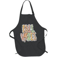 Fall Vibes Retro Autumn Patterns Apron