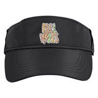 Fall Vibes Retro Autumn Patterns Adult Drive Performance Visor